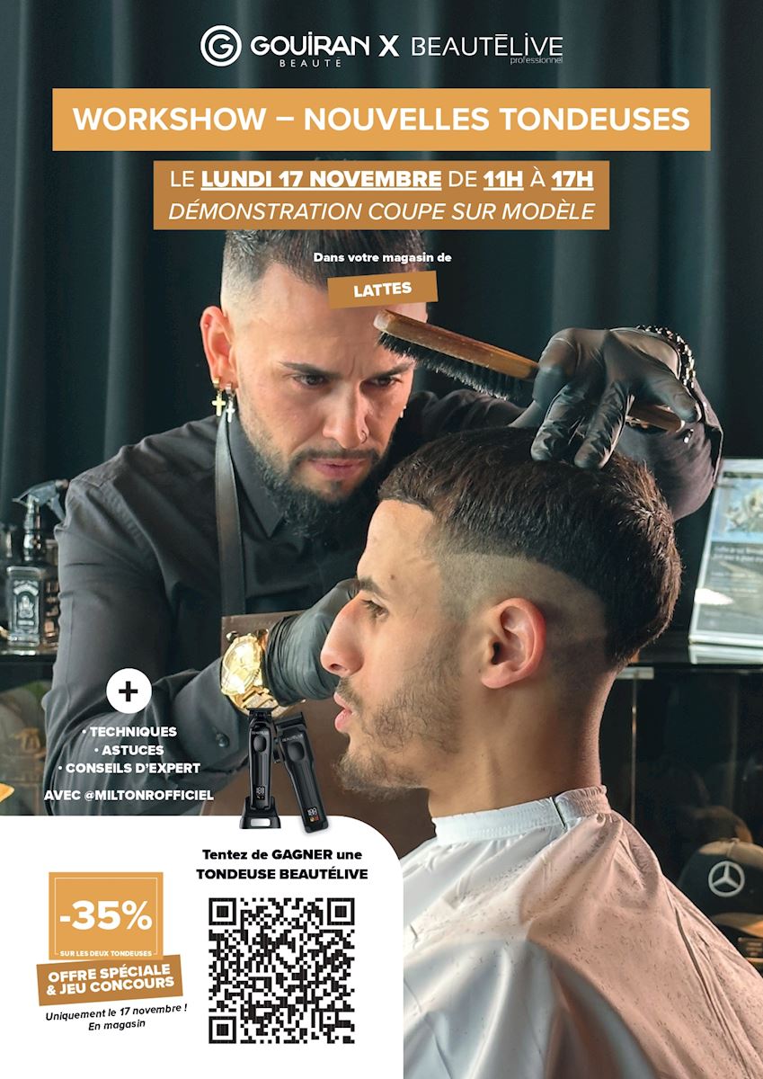 Coupe gratuite à Lattes ce lundi - Modèles hommes recherchés ! 